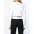 MSGM Sweater Met Ruche in het White