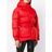 Ienki Ienki Red Oversized-Daunenjacke mit Gürtel