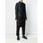Rick Owens Gecoate Trenchcoat in het Black voor heren