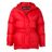 Ienki Ienki Red Oversized-Daunenjacke mit Gürtel