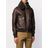 Blouson zippé col shearling AMI pour homme en coloris Brown