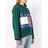 Tommy Hilfiger Op De Achterkant Print Cropped Hoodie in het Green