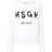 MSGM Trui Met Logo in het White
