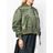 Sacai Green Oversized-bomberjacke Aus Shell