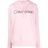 Sweat à capuche à logo imprimé Calvin Klein en coloris Pink