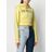 Fiorucci Cropped Hoodie Met Logo in het Yellow