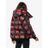 Stella McCartney Black S Embroidered Hooded Puffer Jacket