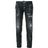 DSquared² Black Distressed Cropped Jeans