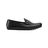 Mocassins en cuir avec bande Web Gucci pour homme en coloris Black