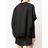 Givenchy Oversized Asymmetric Sweatshirt in het Black