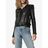 Chaqueta biker Balmain de color Black