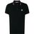 Polo à logo Moncler pour homme en coloris Black