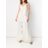 Alessandra Rich White Ruffled Lace Dress