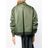 Sacai Green Oversized-bomberjacke Aus Shell