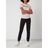 Champion Black Regular Fit Sweatpants aus Baumwoll-Elasthan-Mix