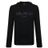 Balmain Black Front Logo Hooded Sweatshirt for men