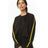 Forever 21 Black Women's Active Striped Sweatshirt