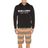 Burberry Hoodie mit Logo-Print in Black für Herren