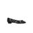 Manolo Blahnik Black Hangisiflat Spitze 10 Pea flache Schuhe