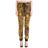 Versace Jeans Yellow Women's Sport Tracksuit Trousers Leo Baroque