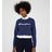 Sweat crop ample en coton Champion en coloris Blue