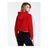 SWEAT-SHIRT CROPPED LOGO FRONTAL Guess en coloris Red