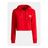 SWEAT-SHIRT CROPPED LOGO FRONTAL Guess en coloris Red