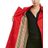 Burberry Red Gabardine Trench Coat