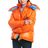 Moncler Orange Wilson Short Down Coat