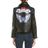 Zadig & Voltaire Black Kawai Paint Butterfly Leather Jacket