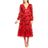 Talulah Red Sequined Midi Dress