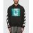 Off-White c/o Virgil Abloh Black And Multicolor Waterfall Hoodie for men