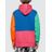 RIPNDIP Blue Color Block Multi Panel Hoodie for men