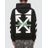 Off-White c/o Virgil Abloh Black And Multicolor Waterfall Hoodie for men