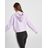 3-Stripes Crop Overhead Felpa Donna di Adidas Originals in Purple