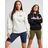 Ellesse Gray Core Boyfriend Logo Hoodie