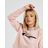 Champion Pink Velvet Sweatshirt Damen