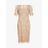 Adrianna Papell Natural Beaded Sheath Dress