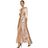Maria Lucia Hohan Natural Gizeh Silk Satin Long Dress