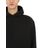 Balenciaga Black Logo Cotton Sweatshirt Hoodie for men