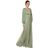 Robe Longue En Mousseline De Soie Métallisée Maria Lucia Hohan en coloris Green