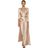 Maria Lucia Hohan Natural Gizeh Silk Satin Long Dress
