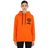 Felpa In Cotone Con Cappuccio di MAKE MONEY NOT FRIENDS in Orange