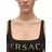 Versace Black Badeanzug Aus Bedrucktem Lycra