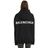 Balenciaga Black Logo Printed Jersey Sweatshirt Hoodie
