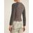 Pull raccourci en alpaga mélangé à manches raglan Eckhaus Latta en coloris Gray
