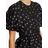 CECILIE BAHNSEN Black Anna Wrap Bodice Floral Jacquard Cotton Midi Dress