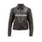 Blouson en cuir oversize à appliqué logo Balenciaga pour homme en coloris Black