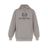 Balenciaga Gray Crest Logo Cotton Jersey Hooded Sweatshirt for men