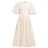 Simone Rocha Pink Gigot Sleeve Taffeta Midi Dress